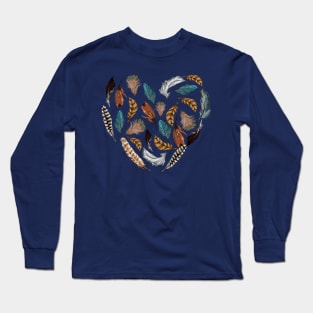 feather heart Long Sleeve T-Shirt